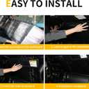 Windshield Sun Shade Compatible with 2018-2023 Jeep Wrangler JL 4XE Gladiator JT Accessories Foldable Windshield Sunshade Front Window UV Blackout Shades Sun Blocker Protector Cover (Silver)