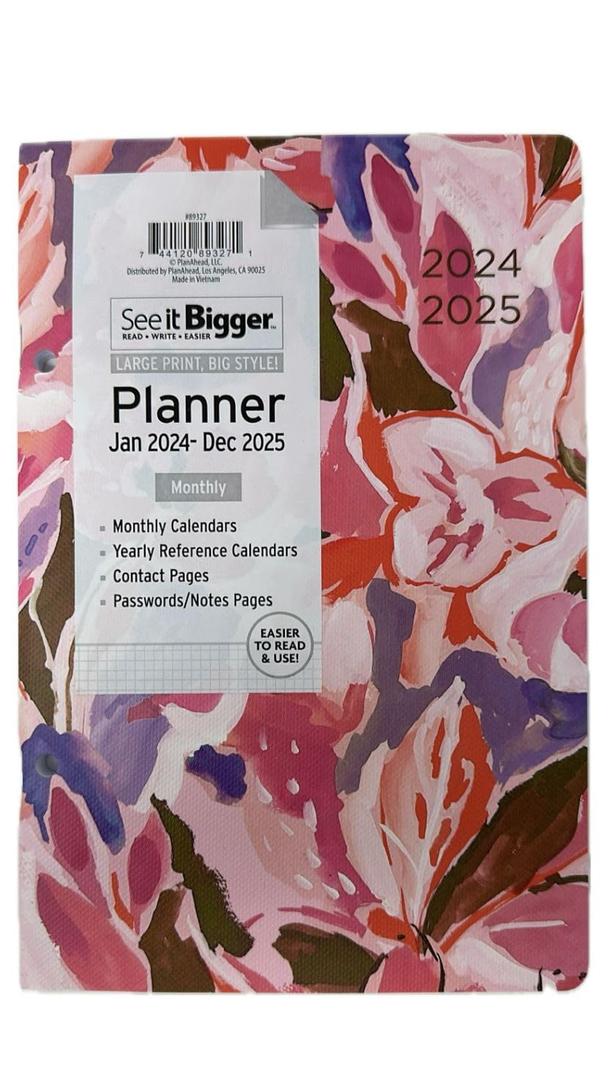 2024 WFH Planner/Large - Promo Florals