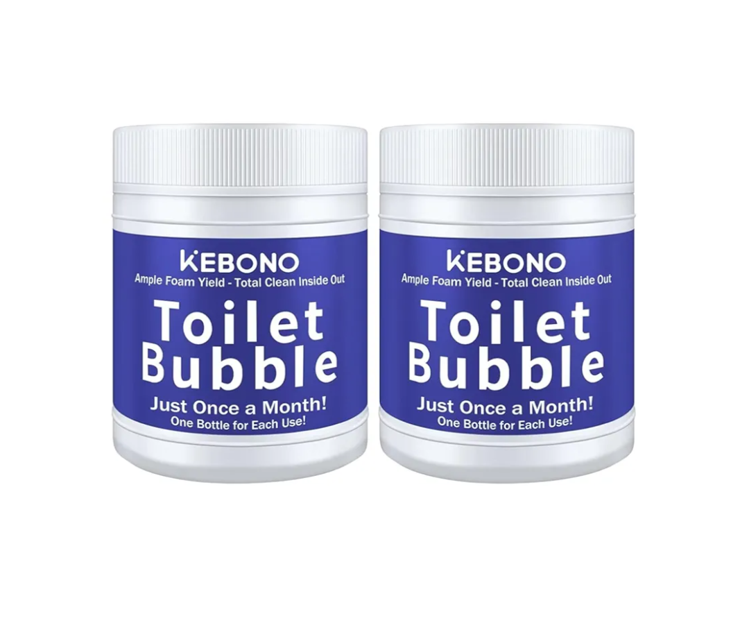 Pack Of 2 Toilet Cleaner - 2 Bottles, Powerful Bathroom Cleaning Product, Effectively Removes Stubborn Stains - Powder - 8.4 Ounces