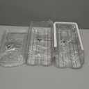 Egg Holder for Fridge, Automatic Rolling Egg Container for Refrigerator, Stackable Fridge Organizers and Storage with Lid, Clear Plastic Egg Dispenser & Tray (2 Tier)