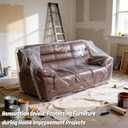 Wowfit Furniture Cover Dust-Proof Moving Bag for Sofa & Boxes Clear, Odorless Plastic 4mil Thick 92W x 42D x 62/41H Inches