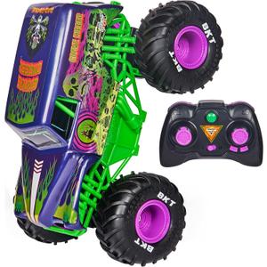 Monster Jam, Official Grave Digger Freestyle Force, Remote Control Car, Monster Truck Toys for Boys Kids and Adults, 1:15 Scale Monster Jam, Official Grave Digger Freestyle Force, Remote Control Car, Monster Truck Toys for Boys Kids and Adults, 1:15 Scale