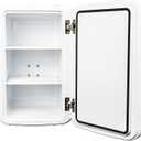 Danby DBMR02624WD43 7.4L Mini Fridge with Mirror & Light in White LED light digital display touch activated 7.4 L / 0.26 cu.ft. capacity