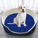 Washable Pee Pads for Dogs, Reusable 36" Round Whelping Pads, Whelping Box for Dogs, Puppy Training Pads with Non-Slip Back for Playpen/Crate, Dog Housebreaking Absorption Pad