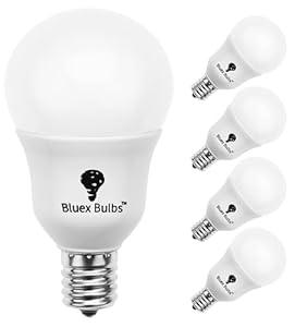 6 Pack BlueX G14 LED Bulb  E17 Intermediate Base, 6W (60W Equivalent), 600 Lumens, Non-Dimmable 120V Small Globe LED Bulb for Kitchen, Pendant Fixtures, Dining Room (5000K - Daylight)