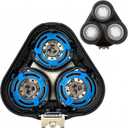 SH50 Replacement Shaving Head Compatible with Philips Series 5000 Razor Head, Only Fits for Round Shell Half Cutter-Head Models S5370/84, S5370/81, S5660/84, S5590/81, S5290/88, S5210/81