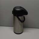 Coffee Carafe for Keeping Hot - 102oz/3L Airpot Coffee Dispenser with Pump - Insulated Stainless Steel Hot Beverage Dispenser for Parties - Thermal Carafe for Hot Drinks Water Tea Chocolate