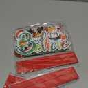 Blulu 3 Pcs Christmas Decorations Indoor Centerpieces for Tables Tabletop Wooden Signs Farmhouse Centerpieces Xmas Snowman Santa Claus Gnome Signs Merry Christmas for Xmas Holiday Party Decor(Red)