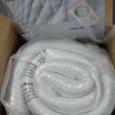 3 Inch Gel Memory Foam Mattress Topper Queen, Cooling Mattress Topper with Removable & Washable Bamboo Cover, CertiPUR-US Certified White