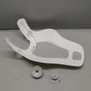 Clean Rinse Bather, Folding Spine Protection Wash Hip Semi Circular Sink Clean Rinse Baby Bather Ergonomic Portable for Travel (Grey)