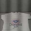 Diamond Girl T-Shirt T-Shirt, Large White