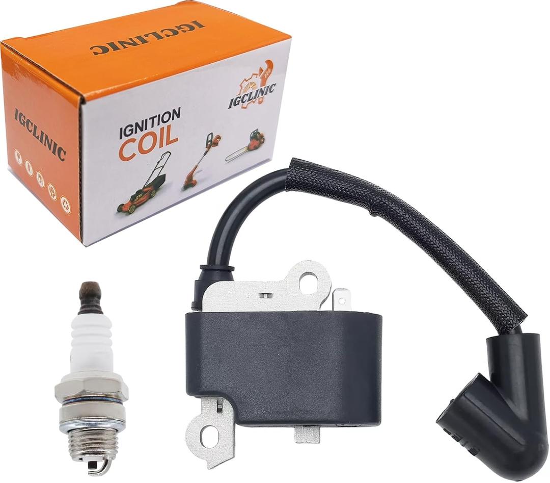 575803501 Ignition Coil with Spark Plug Fit for Jonsered 2036 2040 CS2036 CS2040 CS2234 CS2238 GZ380 Husqvarna 235 240 236 235E 236E Replace 545199901 530039143