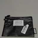 Monolike Little Doodle Flat Pouch, Black - Makeup Bag, Cosmetic Bag, Travel Bag, Toiletry Bag, Organizer, Storage Bag