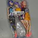 3Pack Demon Hunters Toys Set, Demon Hunters Dolls Set, 11.5-inch Poseable Dolls with Movable Joints, 50 Stickers Included Suitable for Fans and Kids Game Gift