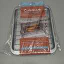 Cuisinart AMB-TOBPRK Toaster Oven Broiling Pan w/ Rack, silver, 11.2"(l) x 8.6"(w) x 0.06"(h)