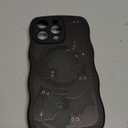 Cute Case for iPhone 13 Pro Case [Compatible with MagSafe] with Kawaii Black Cats Cat Print Pattern Design for Women Girls, Soft Wavy Edge Anti-Slip Animal Magnetic Protective Phone Cover