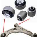 4PCS FRONT LOWER CONTROL ARM BUSHING KIT FOR DODGE DART CHRYSLER 200 JEEP CHEROKEE