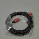 Capshi 10ft 8K 4K@120Hz HDMI Cable 2.1, 48Gbps High Speed Cord for PS5/4, TV, Gaming Console, Monitor, 8K@60Hz, 2K@240Hz, 144Hz, Support HDR, eARC, DTS:X, HDCP 2.2 & 2.3, Braided, Red (10 feet)