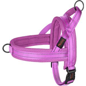 Didog No Pull Dog Harness with Soft Mesh Padded,Reflective & Quick Fit Light Weight Dog Strap Vest Harness,Easy for Walking Training (XS:Chest 15-18", Purple)