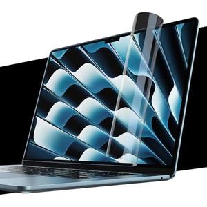 soonjet 2-Pack for MacBook Air 13.6 inch Screen Protector M4 M3 M2 2025-2022 [Notchless Full-Coverage] [4K Ultra HD, Like Bare Screen] Laptop Screen Protector for MacBook Air 13" A3240 A3113 A2681