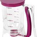 Cupcake Batter Separator for Baking - Measuring Tool with Cream Separator Cups, Best Gift for Friends (Purple)