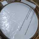 Derksic 19.69" Boho Rattan Chandelier 4-Light Farmhouse Boho Light Fixture Rattan Drum Chandeliers with Fabric Shade for Dining Room Living Room Bedroom Kitchen Island Foyer Hallway