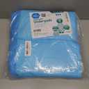 MED PRIDE Disposable Chux Pads 23in X 36in, Super Absorbent Bed Pads for Incontinence, Underpads for Adults, Kids, Pets (50 Count (Pack of 1) Blue/White)