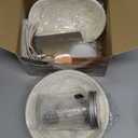 Sourdough Starter Kit,Sourdough Bread Baking Supplies, 9" Round and 10" Oval Banneton Bread Proofing Basket Set with Glass Sourdough Starter Jar, Sourdough Bread Making Tools Gifts for Women Wife Mom (Yellow)