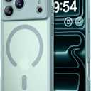 Thomo Magnetic for iPhone 17 Pro Case, [Compatible with Magsafe] [Full Camera Protection] Translucent Matte Military Grade Shockproof with Anti-Fingerprint Phone Cover 2025, Blue