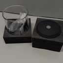 Electric Vacuum Coffee Canister, 1.3L Glass Airtight Food Storage Containers with Smart Pressure Sensor, Automatic Coffee Bean Container Rechargeable with LED Display Window for Kitchen Food Storage