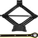 Scissor Jack 2 Ton | Universal | Tire Changing Car Emergency Kit with Ratchet Wrench, 2 Pcs