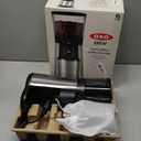 OXO Brew Conical Burr Coffee Grinder - Silver, Stainless Steel Burrs, One-Touch Automatic Smart Grind
