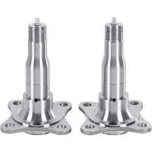 SP131 Trailer Spindle #84 EZ Lube Weld-On with Brake Flange for 3,500lbs Trailer Axle Compatible with Bearings Kit L44649/10 & L68149/11 (2Pcs)