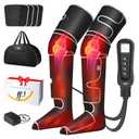 ALLJOY Leg Massager for Circulation and Pain Relief FSA, Gifts for Men Women Dad Mom, Leg Massager with Heat and Compression, 2 Heat 5 Modes 4 Intensities 4 Extenders