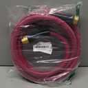 WELLUCK Garden Hose 5/8 in x 10 ft, Heavy Duty Durable Anti Kink Flexible Garden Water Hose for Drinking Water Safe BPA Free, All-weather Lightweight Water Hose for Garden RV Camper Marine