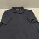 Vince Men's Sunfaded S/S Polo (Black, XL)