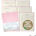 Inspired Ink Travel Journal for Women and Men Travel Bucket List Journal 210 Pages Traveler Adventure Notebook – Itinerary Planner Organizer & Traveling Memory Diary Memorial Gift for Travelers  Pink