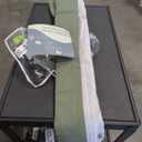  100% Blackout Linen Curtains for Bedroom, Sage Green Solid Luxury Decor Thermal Insulation Room Darkening Drapes for Living Room Nursery Back Tab Rod Pocket 70 x 80 Inches, 2 Panels