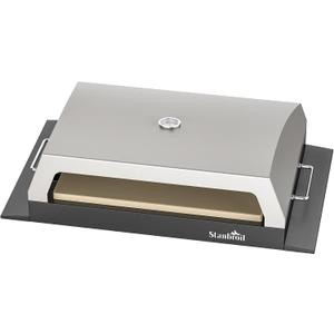 Stanbroil Outdoor Pizza Oven for Blackstone 22" 28" 36" Flat Top Gas Grill, with 19" x 15" Pizza Stone