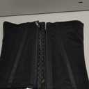 SHAPERX Waist Trainer for Women Underbust Corset Shapewear Tummy Control Workout Waist Cincher Body Shaper Zipper and Hooks, SZ7310-Black-S