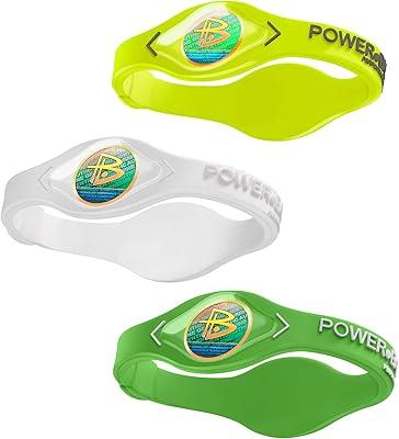 Power Balance The Original Genuine Performance Sports Wristband Bracelet, 3 Pack Bangles, Safe Waterproof Lightweight Durable, Size of S+S+M（S 17CM/ M 19.0CM