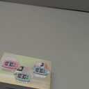 Peakeep Night Light Digital Alarm Clock Battery Operated with Indoor Temperature, Desk Small Clock (White)