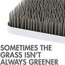 Boon Grass Plastic Drying Rack - Modern Countertop Baby Bottle Organizer - 9.75 x 9.88 x 3.0 inches - Gray
