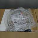 SAIWEYA 27.5" Farmhouse Table Lamps Set of 2 Bedside Lamp with USB C+A Ports & AC Outlet, 3 Way Dimmable Touch Lamps for Living Room Bedroom Office Hallway Rustic Nightstand Traditional Lamp