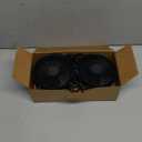 Grow Tent Fan, 5in Two Fans for Greenhouse Plant All Direction Ventilation Circulation Instead of Oscillating, Can Work with Timer and Thermostat, 3 Speeds IP54 Waterproof 8ft Cord Power Adapter (Large)