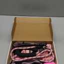 No Pull Dog Harness, Collar & Leash Set | Includes Dog Seat Belt, Collapsible Bowls & Poop Bag Dispenser. Ideal for Training, Walking, Hiking. Fits Small to Large Dogs(Pink-L)