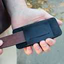 Leather Pocket Knife Belt Sheath for Horizontal & Vertical Carry, EDC Multitool Folding Knife Belt Holder Holster VPKM