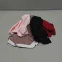 FINETOO Cotton Underwear for Women Boy Shorts Lace Boxer Briefs Soft Full Coverage Womens Panties 5 Pack S