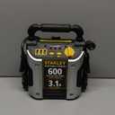 STANLEY J309 Portable Power Station Jump Starter 600 Peak Amp Battery Booster, 3.1A USB Ports, 12 Volts, Battery Clamps