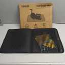 Petinstinct Cat Litter Mat, 24x18 Inches Large Double Layer Honeycomb Cat Litter Trapping Mat, Non Slip Waterproof Urine Proof Cat Litter Box Mat for Floor, Kitty Litter Rug, Cat Supplies, Black